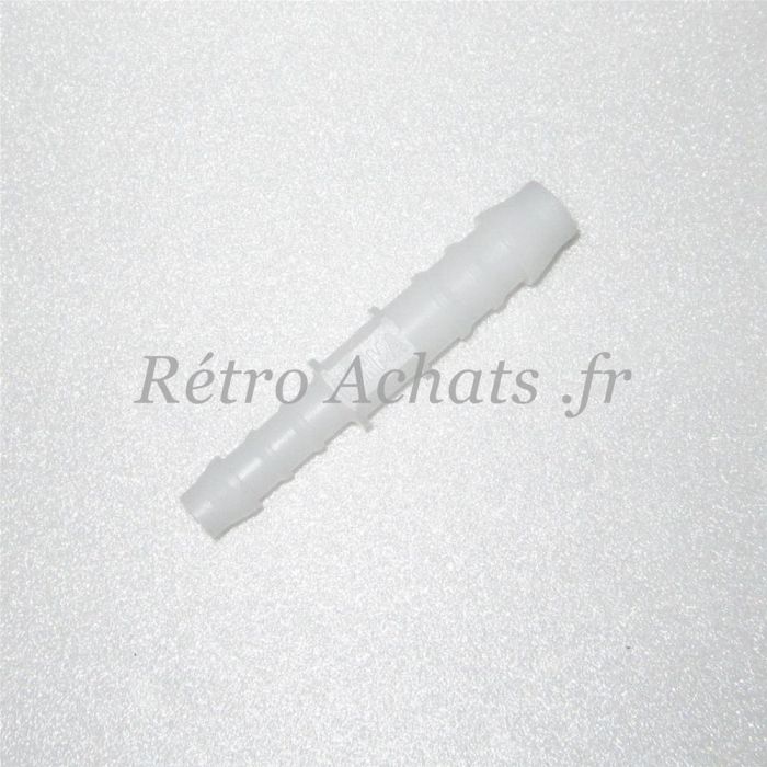 Raccord Durite Essence / Eau Ø 6mm Droit Réduction 5mm Lg. 52mm